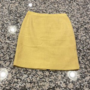 Banana Republic Factory Yellow Pencil Skirt